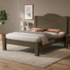 Cama Casal MDF 205X146 cm Thalia Castanho Decmade