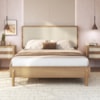 Cama Casal Palhinha Oslo 27055 Pes Madeira 152 cm Hanover Artesano