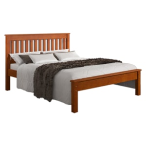 Cama De Casal Madeira Maciça 707LA Mell Acetinado Marjori