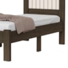 Cama de Solteiro MDF 199X95 cm Bela Chocolate Off Decmade