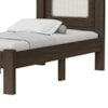 Cama de Solteiro MDF 199X95 cm Clara Chocolate Decmade