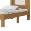 Cama de Solteiro MDF 199X95 cm Clara Nature Decmade