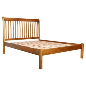 Cama King Madeira Macica Nali 204 cm Ripado Mogno Mell NATH