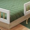 Cama Montessoriana Infantil 188X38 cm AFT009 Aveiro OAK Branco Comm