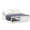 Cama Multifuncional Matrix 3 em 1 Branco Tebar