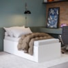 Cama Multifuncional Matrix 3 em 1 Branco Tebar