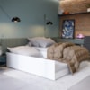 Cama Multifuncional Matrix 3 em 1 Branco Tebar
