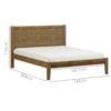 Cama Queen Madeira Maciça 169 cm 2809 Freijo Milani Store