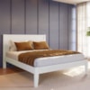 Cama Queen Madeira Macica Taeda 169 cm 2809 Branco Festra