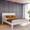 Cama Queen Madeira Macica Taeda 169 cm 2809 Branco Festra