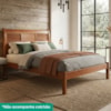 Cama Queen Madeira Macica Veneza 169 cm Mogno Mell NATH