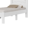 Cama Solteiro Flex MDF 195X94 cm Iris Branco Decmade