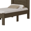 Cama Solteiro Flex MDF 195X94 cm Iris Castanho Decmade