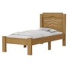 Cama Solteiro MDF 195X94 cm Sofia Nature Off Decmade