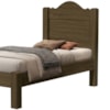 Cama Solteiro MDF 205X96 cm Thalia Castanho Decmade