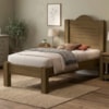Cama Solteiro MDF 205X96 cm Thalia Castanho Decmade
