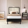 Cama Solteiro Palhinha Oslo 27058 Pes Madeira 102 cm Nero Artesano