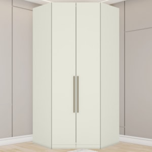 Canto Closet Modulado 2 Portas 241x110 cm Seletto Areia Henn