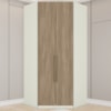 Canto Closet Modulado 2 Portas 241x110 cm Seletto Areia Jequitiba Henn