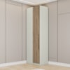 Canto Reto Modulado 1 Porta 241x80 cm Seletto Areia Jequitiba Henn