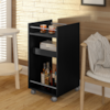 Carrinho Bar 3 Prateleiras E Rodizios 74X40 cm 3275 Preto ARLY