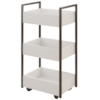 Carrinho Organizador Multiuso 3 Cestos BP 50 cm Lais Branco Eratto Moveis