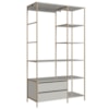 Closet Roupeiro Industrial 02 Gvt 180 Cm P1025 Arenas Dourado PP
