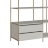 Closet Roupeiro Industrial 02 Gvt 180 Cm P1025 Arenas Dourado PP
