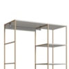 Closet Roupeiro Industrial 02 Gvt 180 Cm P1025 Arenas Dourado PP