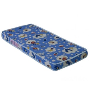 Colchao Para Berço Padrao Americano 130x70 cm BB864 Azul Comm Colchao Para Berço Padrao Americano 130x70 cm BB864 Azul Comm
