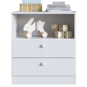 Comoda 02 Gav E Nichos LA005 Branco Comm Comoda 02 Gav E Nichos LA005 Branco Comm