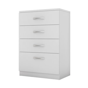 Comoda 04 Gavetas Astral Branco Demobile Comoda 04 Gavetas Astral Branco Demobile