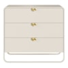 Comoda 3 Gavetas Organica 90 cm 28068 Off White Artesano