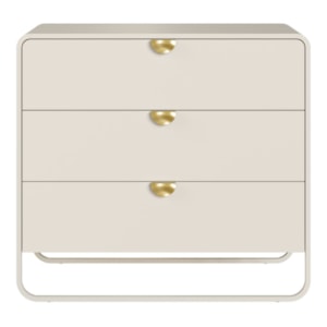 Comoda 3 Gavetas Organica 90 cm 28068 Off White Artesano
