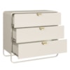 Comoda 3 Gavetas Organica 90 cm 28068 Off White Artesano