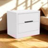 Comoda 4 Gavetas 02 Mesas de Cabeceira 2G S82224 Branco Kappesberg