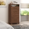 Comoda 4 Gavetas 1 Nicho Primor 62X130 cm Jacaranda ZANZ