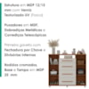 Comoda 4 Gavetas 2 Portas 1 Nicho Com Rodizios Versa 135 cm Cinamomo Areia ZANZ