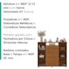 Comoda 4 Gavetas 2 Portas 1 Nicho Com Rodizios Versa 135 cm Cinamomo ZANZ