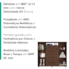 Comoda 4 Gavetas 2 Portas 1 Nicho Com Rodizios Versa 135 cm Jacaranda ZANZ