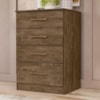 Comoda 4 Gavetas 61 cm MS913 Castanho Wood Moval