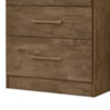 Comoda 4 Gavetas 61 cm MS913 Castanho Wood Moval