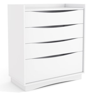 Comoda 4 Gavetas 91 cm M260 Branco Kappesberg Comoda 4 Gavetas 91 cm M260 Branco Kappesberg