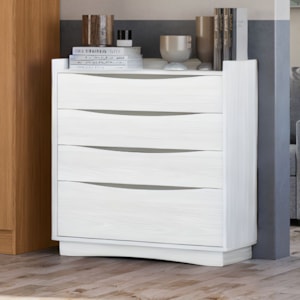 Comoda 4 Gavetas 91 cm M260 Branco Kappesberg