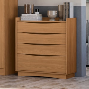 Comoda 4 Gavetas 91 cm M260 Canela Kappesberg
