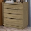 Comoda 4 Gavetas 91 cm M260 Nogueira Kappesberg