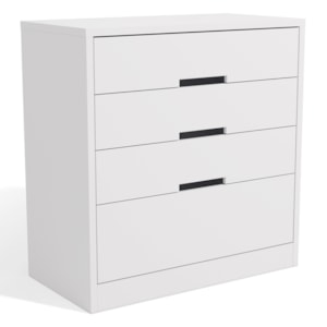 Comoda 4 Gavetas 91 cm S824 Branco Kappesberg