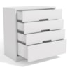 Comoda 4 Gavetas 91 cm S824 Branco Kappesberg