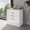Comoda 4 Gavetas 91 cm S824 Branco Kappesberg