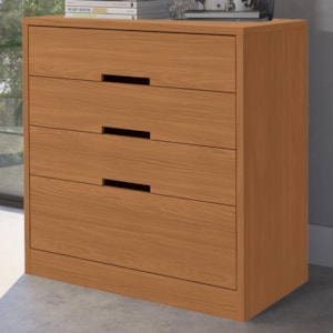 Comoda 4 Gavetas 91 cm S824 Canela Kappesberg